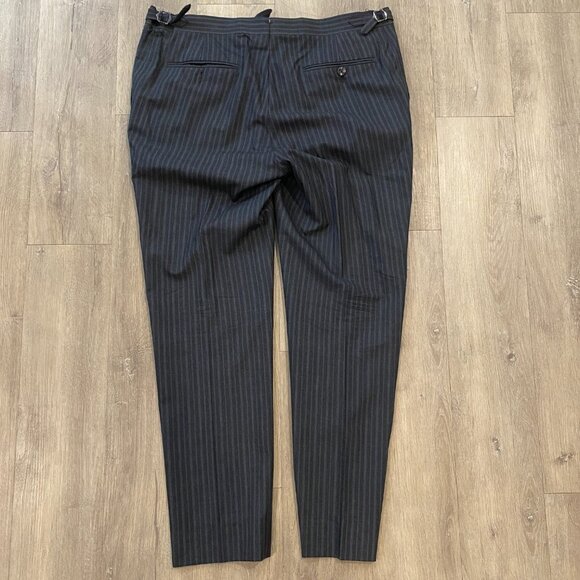 SuitSupply La Spalla 3-Piece Wool Pinstripe Suit – 42R / EU 52 – Side Adjusters - Picture 4 of 11